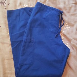 Blue Medium Scrub Pants